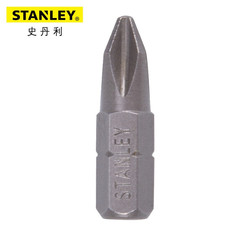 史丹利（STANLEY）63-023T-23 6.3MM系列十字旋具头PH2x25mm(x10)