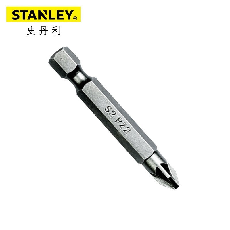 史丹利（STANLEY）10件套6.3MM系列米字旋具头风批组套批头起子头汽修机修工具 63-038T-23 （PZ2x50MM）