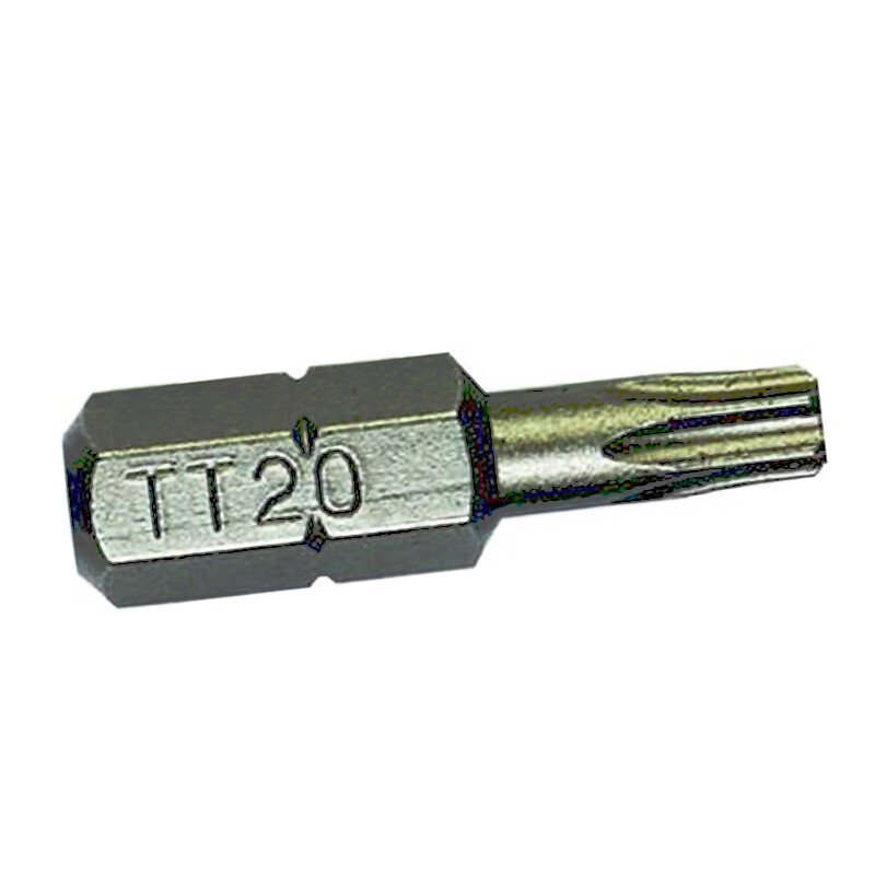 史丹利工具6.3MM系列25mm长中孔花形旋具头63-069/070T/066H-23 63-069T-23 TT30*25mm
