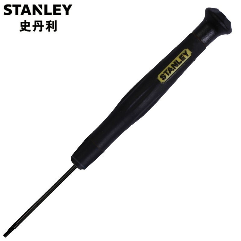史丹利（STANLEY）六角微型防静电螺丝批螺丝刀维修拆机小起子单支 66-452-23 （H1.3x45MM）现货