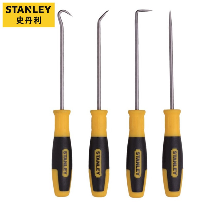 史丹利（STANLEY）4件套钩针勾针油封汽修工具 82-115-23