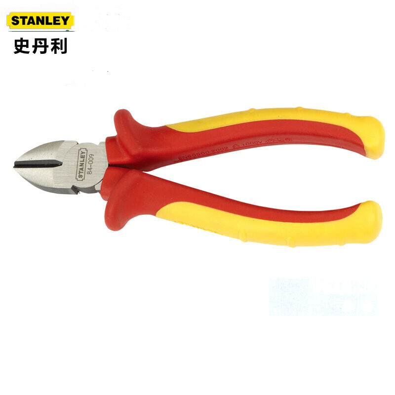 史丹利（STANLEY) FatMaxl绝缘窄头斜嘴钳斜口钳偏口钳6英寸 84-009-23 现货