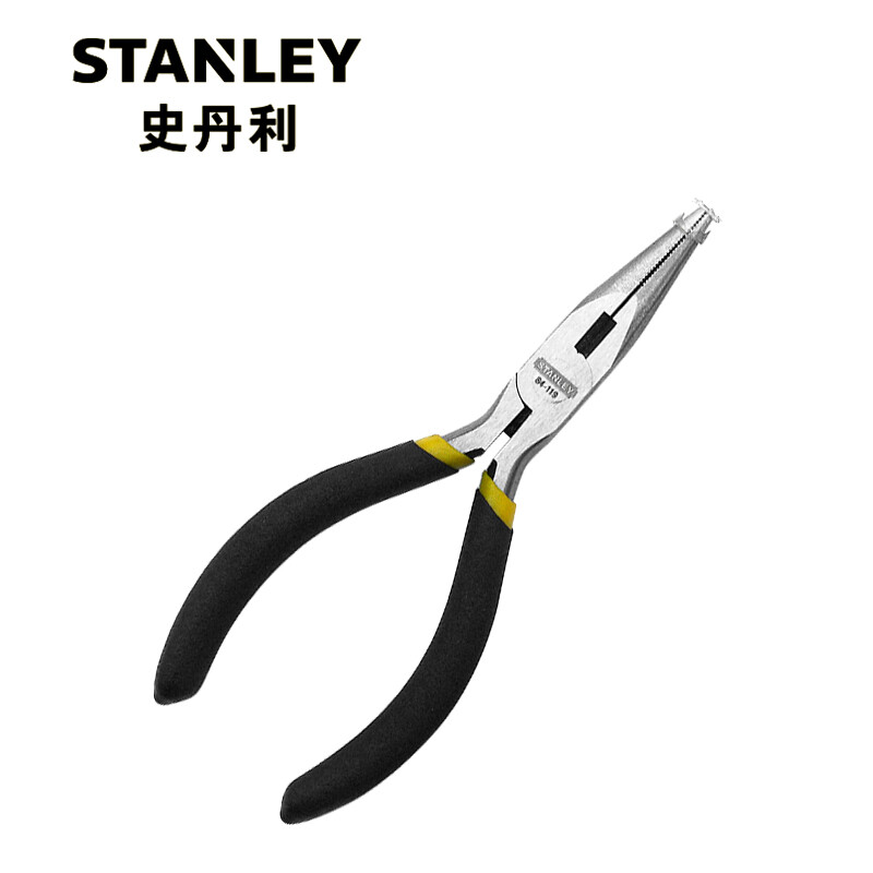 史丹利(Stanley)黑柄迷你尖嘴钳5英寸 84-119-23