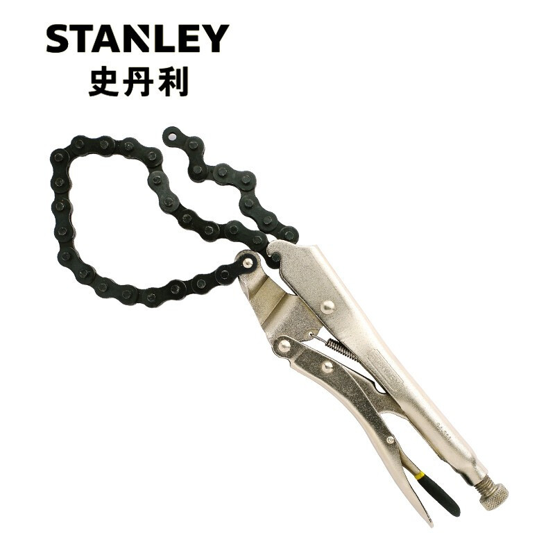 史丹利（STANLEY）链条式大力钳工业级固定夹持钳工具大力钳子 84-314-23（19英寸）现货