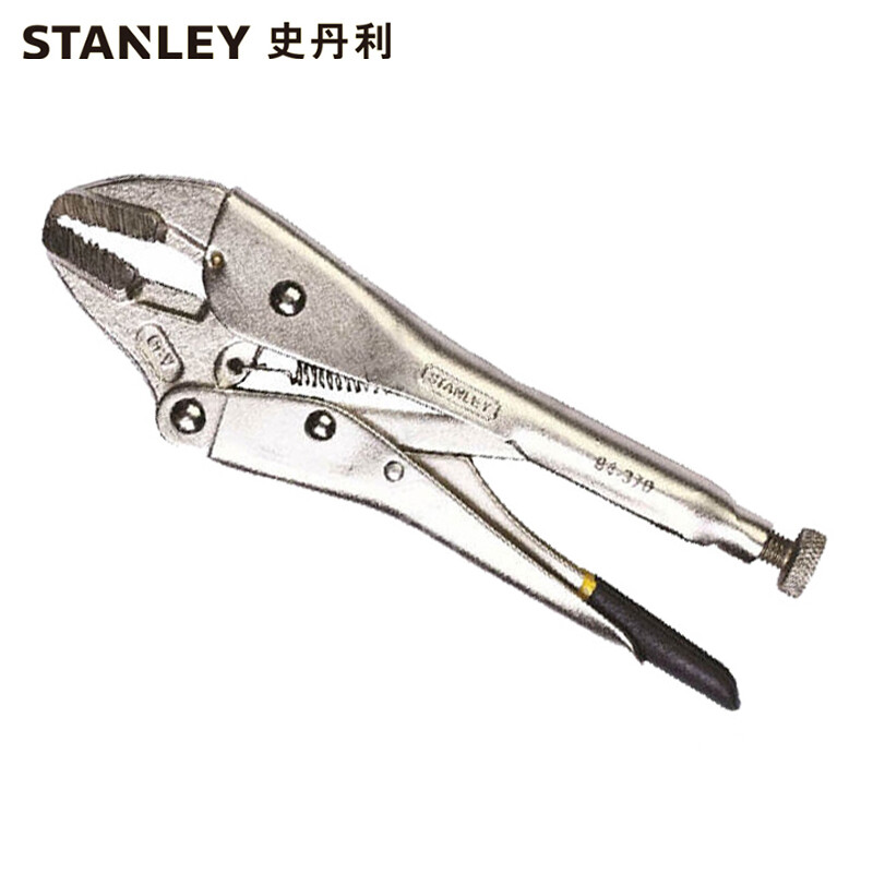 史丹利STANLEY 直齿大力钳7英寸 工业级固定夹持钳工具大力钳子 84-370-23 可定制