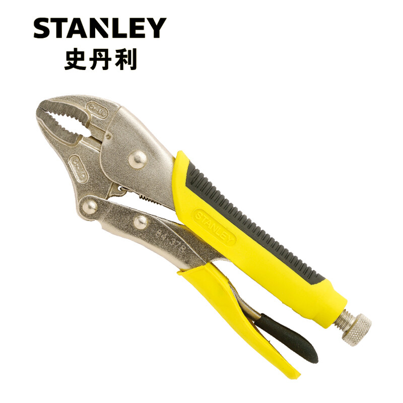 史丹利(Stanley)订制加硬弧齿大力钳10英寸 84-378-23