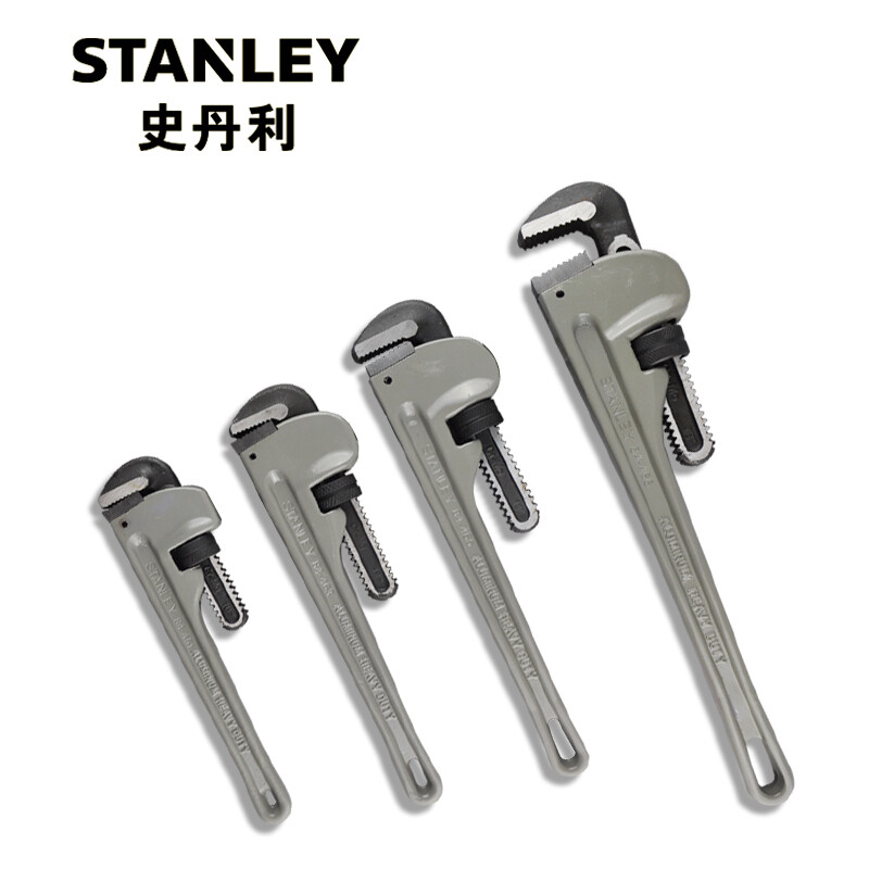 史丹利(Stanley)订制铝合金管钳10英寸 84-451-23