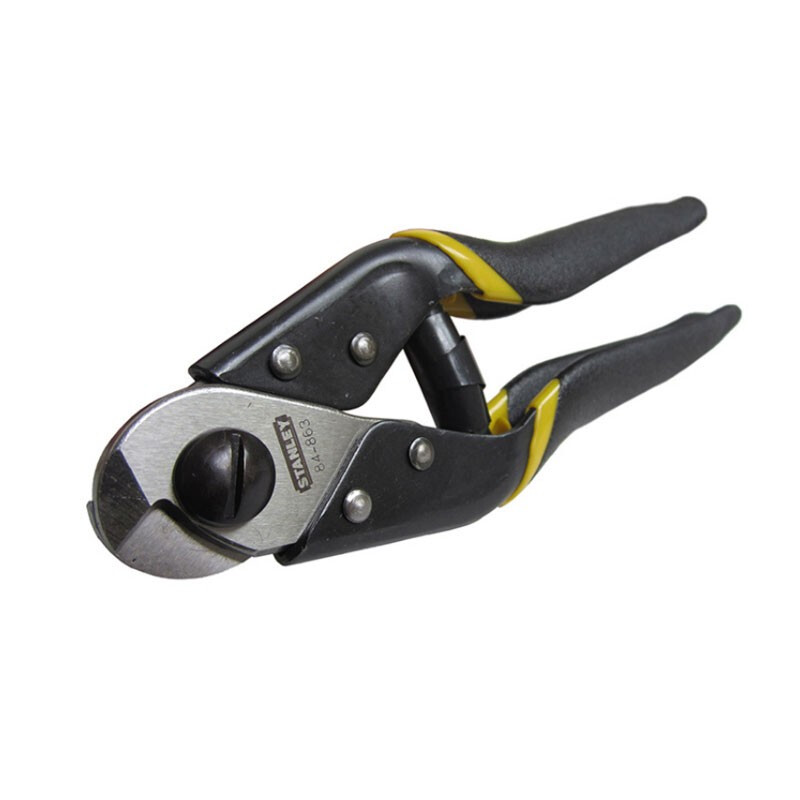 史丹利（STANLEY）钢索切割钳160mm电缆切割钳 钢丝绳剪断线钳 强力钢丝缆剪子84-863-22可定制