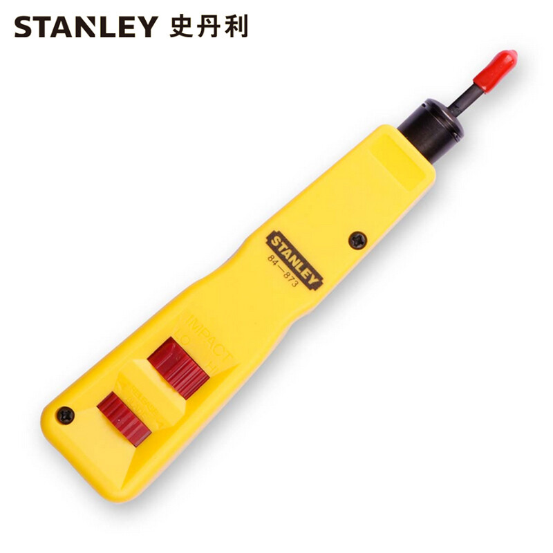 史丹利STANLEY 网络打线工具(端子台压接) 压线钳端子钳 84-873-22 企业定制