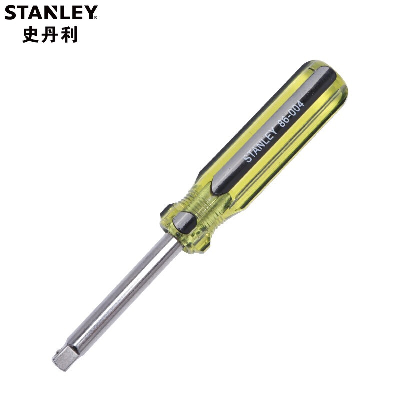 史丹利（Stanley）1/4套筒转接头接杆 6.3mm系列小飞棘轮扳手套筒延长杆 旋柄 86-004-1-22