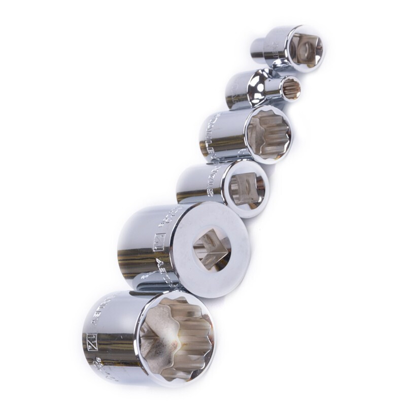 史丹利（Stanley）英制套筒 12.5mm系列大飞快速棘轮扳手6角套筒头 5/16英寸 86-460-1-22