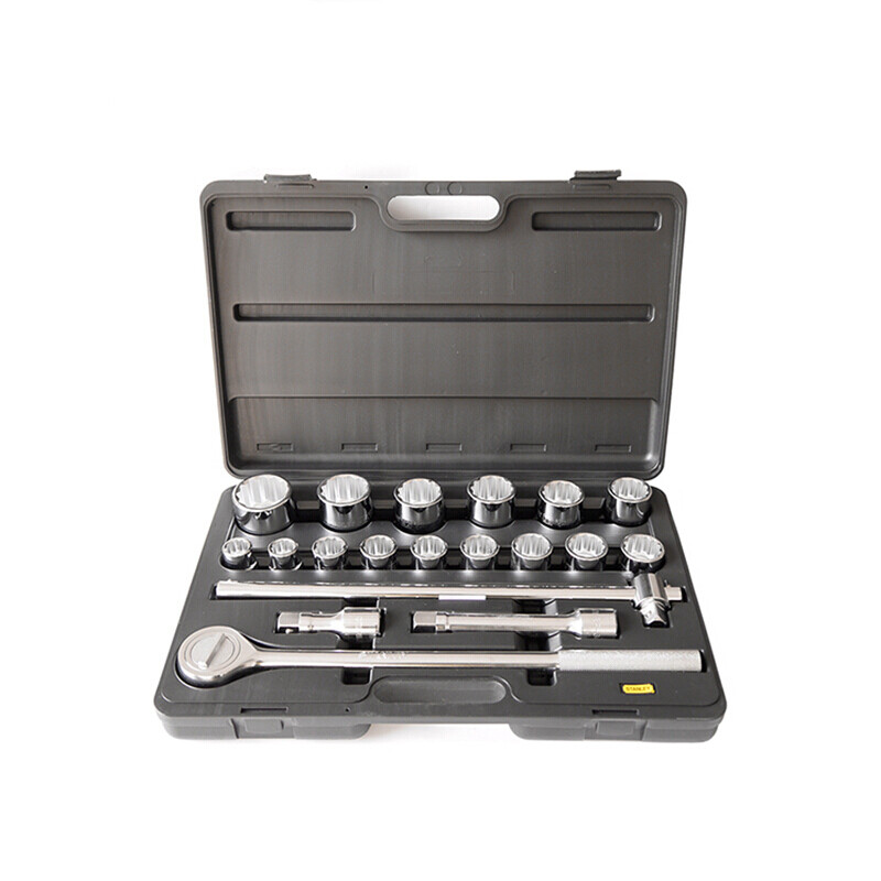 史丹利（STANLEY） 公制组套 大飞扳手套筒接杆汽修工具 89-101-23C 现货