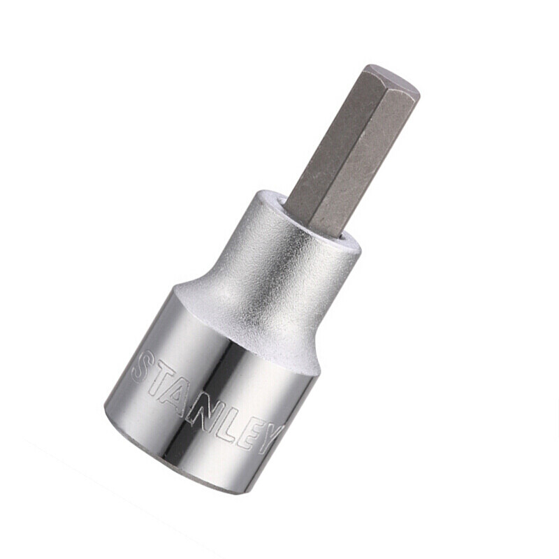 史丹利（STANLEY） 6角花型中孔旋具套筒 大飞花形套头内六角套筒批头 89-188-1-22 现货