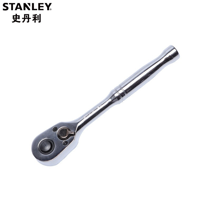 史丹利（Stanley）钢柄快速扳手棘轮套筒扳手 小飞1/4寸 6.3MM方头 89-817-22