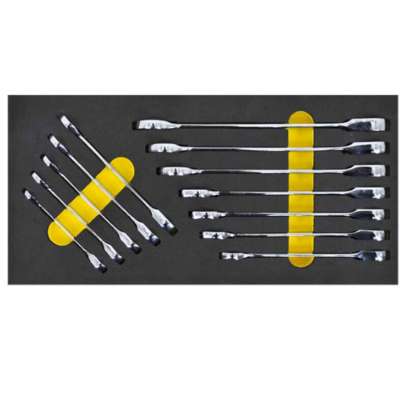 史丹利（STANLEY） EVA工具托组套-12件多功能棘开两用快扳 90-036-23 现货