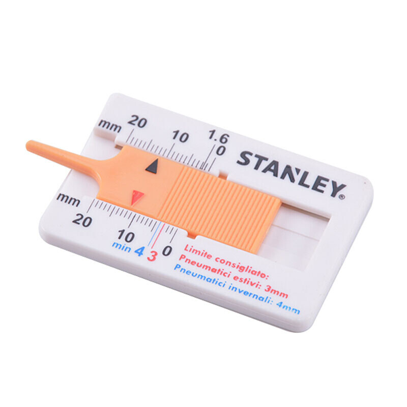 史丹利（STANLEY）轮胎花纹深度尺90-078-23 一把可定制
