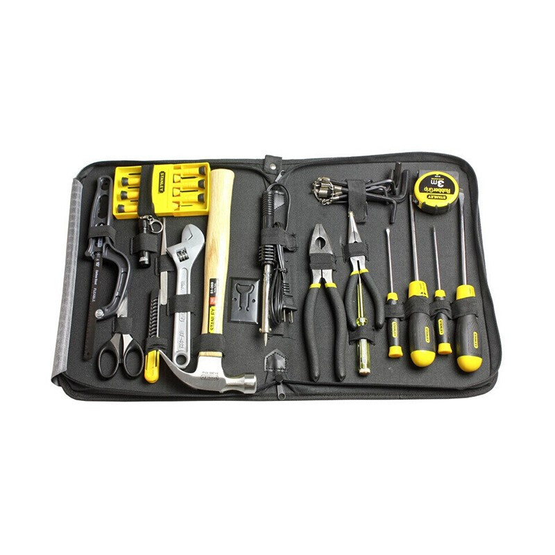 史丹利18件套工具包高级通用组套维修电工包1套装90-597-23