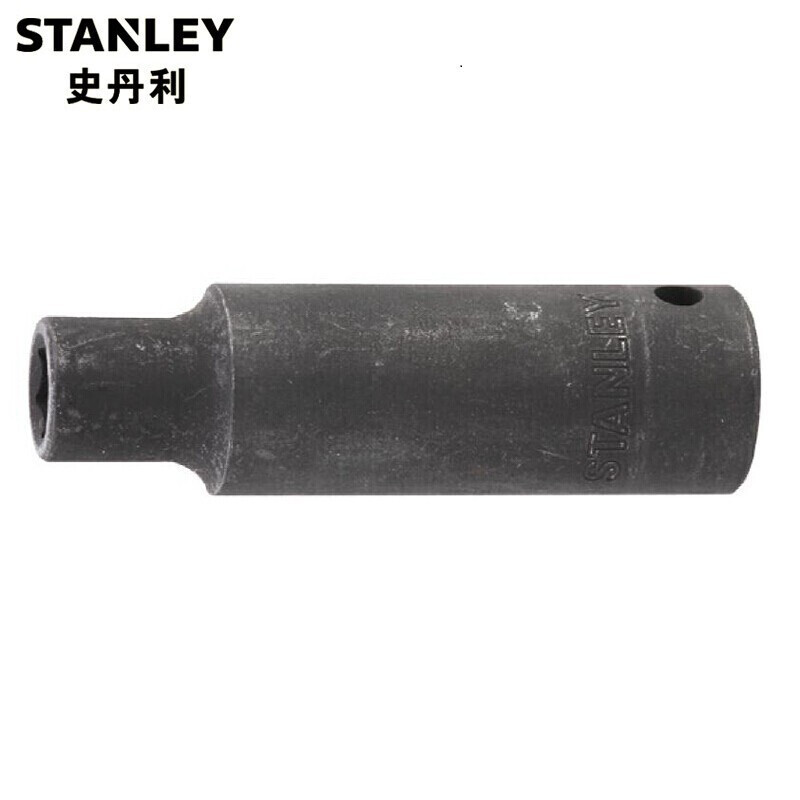 史丹利（STANLEY）91-396-1-22 风动长套筒汽修机修棘轮扳手套筒 12.5MM系列公制6角风动长套筒27mm