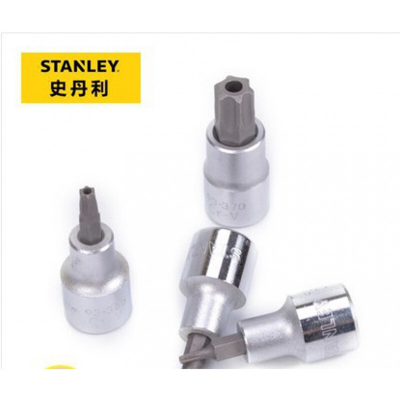 史丹利12.5MM系列中孔花形旋具套筒93-361-1-22~93-370-1-22 93-361-1-22(TT15)