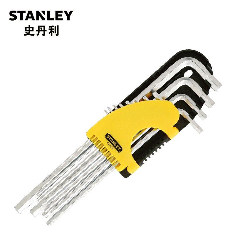 史丹利（Stanley）订制12件套英制内六角扳手 12件套英制加长内六角扳手 94-161-23