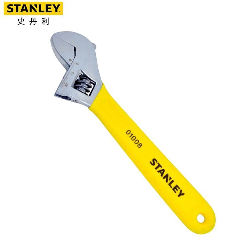 史丹利(Stanley)订制B系列沾塑柄活动扳手4英寸/100mm(3把装) STAD01004-23