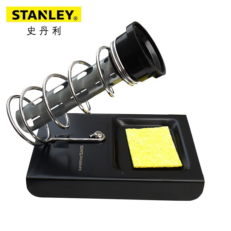 史丹利（STANLEY）烙铁架多功能焊接工具电烙铁架子配件耐用型含海绵 STHT73747-8-23 （87x143x123MM）现货