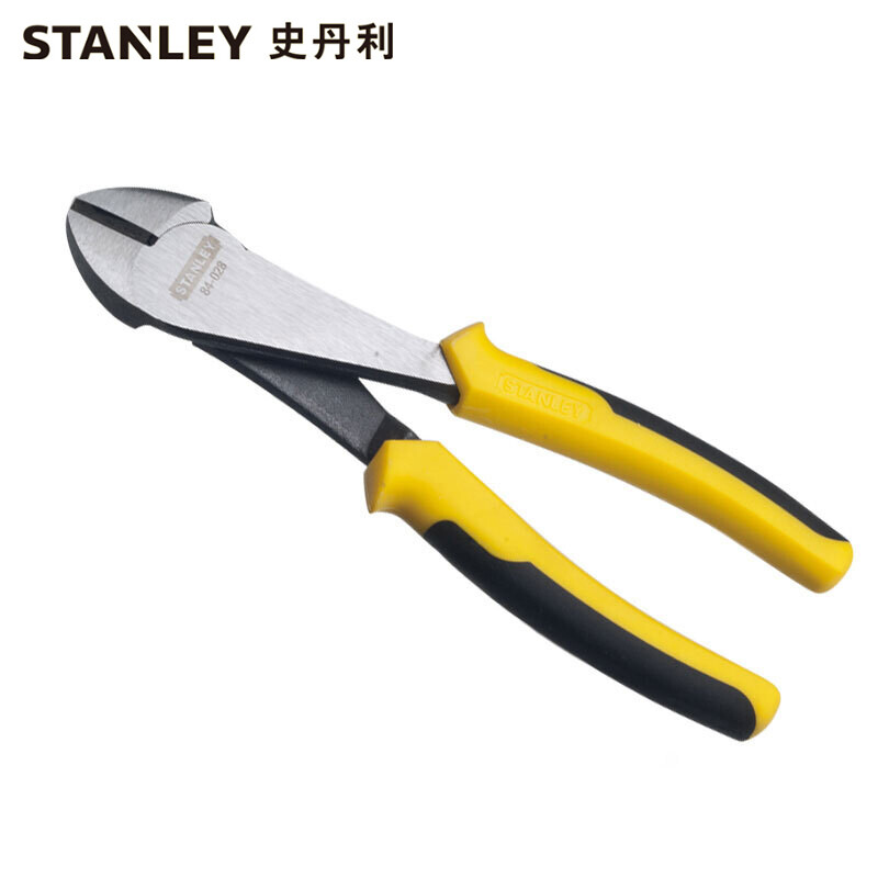 史丹利STANLEY DYNAGRIP重型斜嘴钳7英寸 斜口钳钢丝钳剪钳偏嘴钳子剪线钳 STHT84028-8-23企业专享