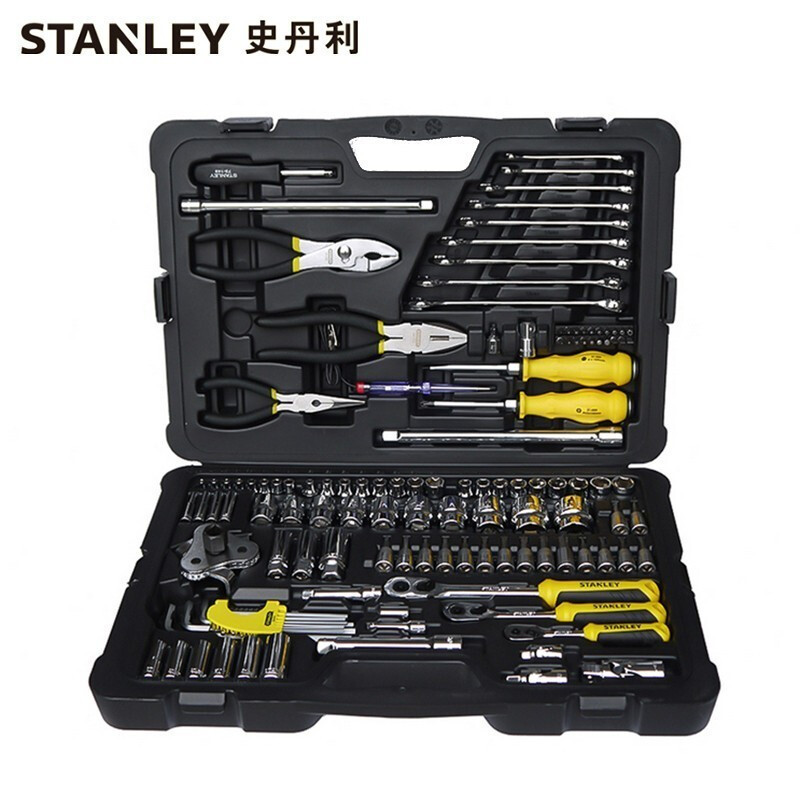 史丹利（STANLEY）125件6.3x10x12.5MM汽修汽保套筒棘轮扳手大中小飞汽车维修套装 STMT74393-8-23 现货