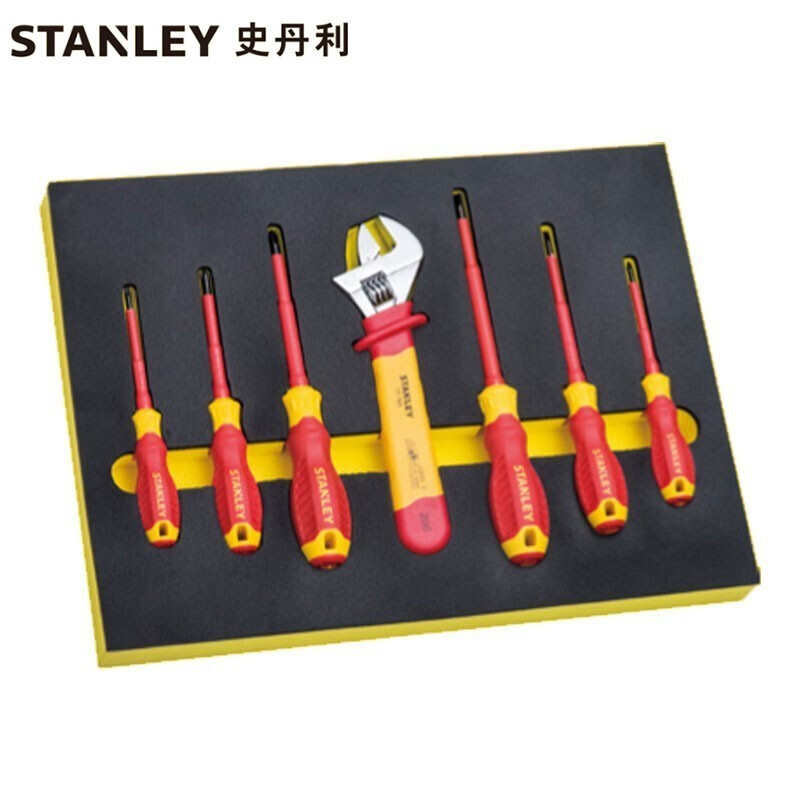 史丹利 VDE绝缘螺丝批 7件套活扳组套 STMT77891-23