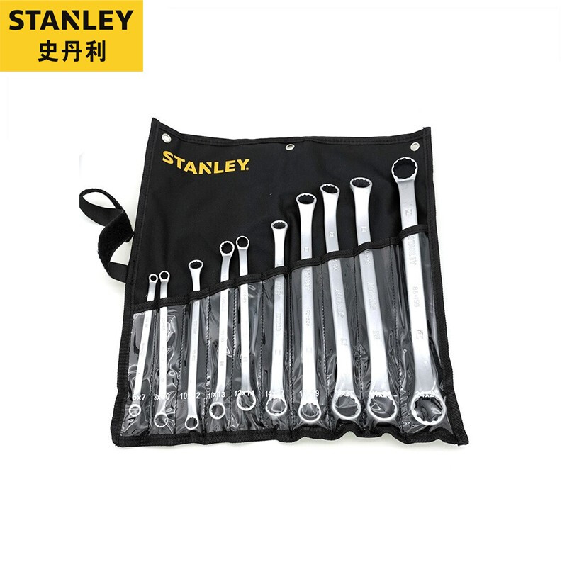 史丹利（STANLEY） 10件套公制雾面双梅花扳手 STMT87022-23