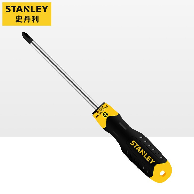史丹利（STANLEY）强力型十字螺丝批带磁性螺丝刀起子PH2x200mm STMT67563-8-23