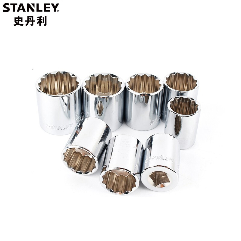 史丹利（Stanley）19mm系列3/4寸汽修快速棘轮扳手/套筒头 19mm套筒 STMT89619-8-23